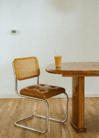 A shot in a kitchen with table and temperature sensor